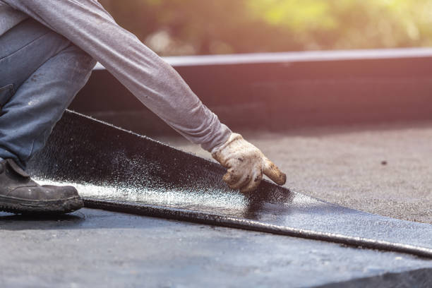 Professional Basement Waterproofing technician working in Dayton, OR